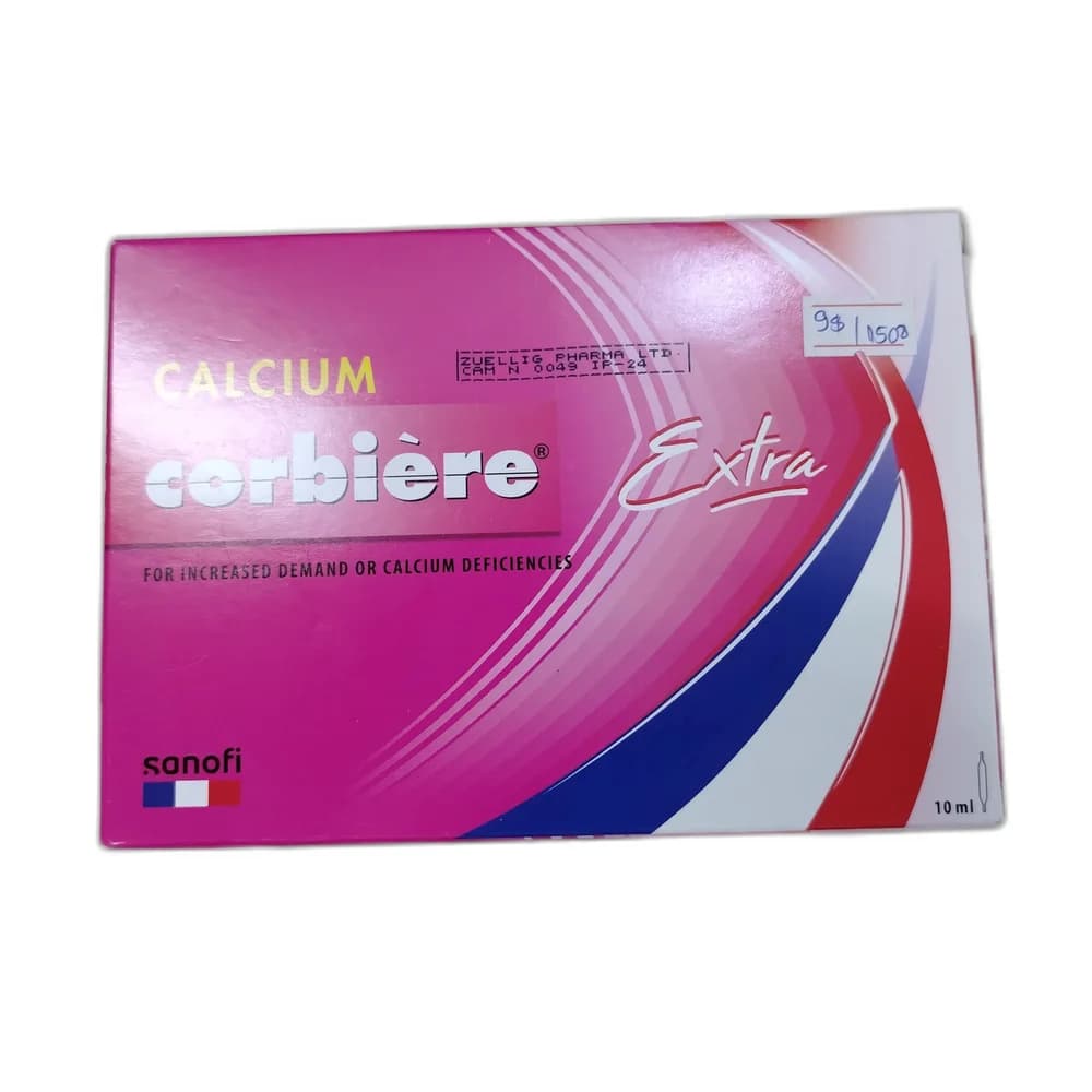 Calcium Corbière Extra 2938.59 mg / 639.83 mg per 10 ml ampoule