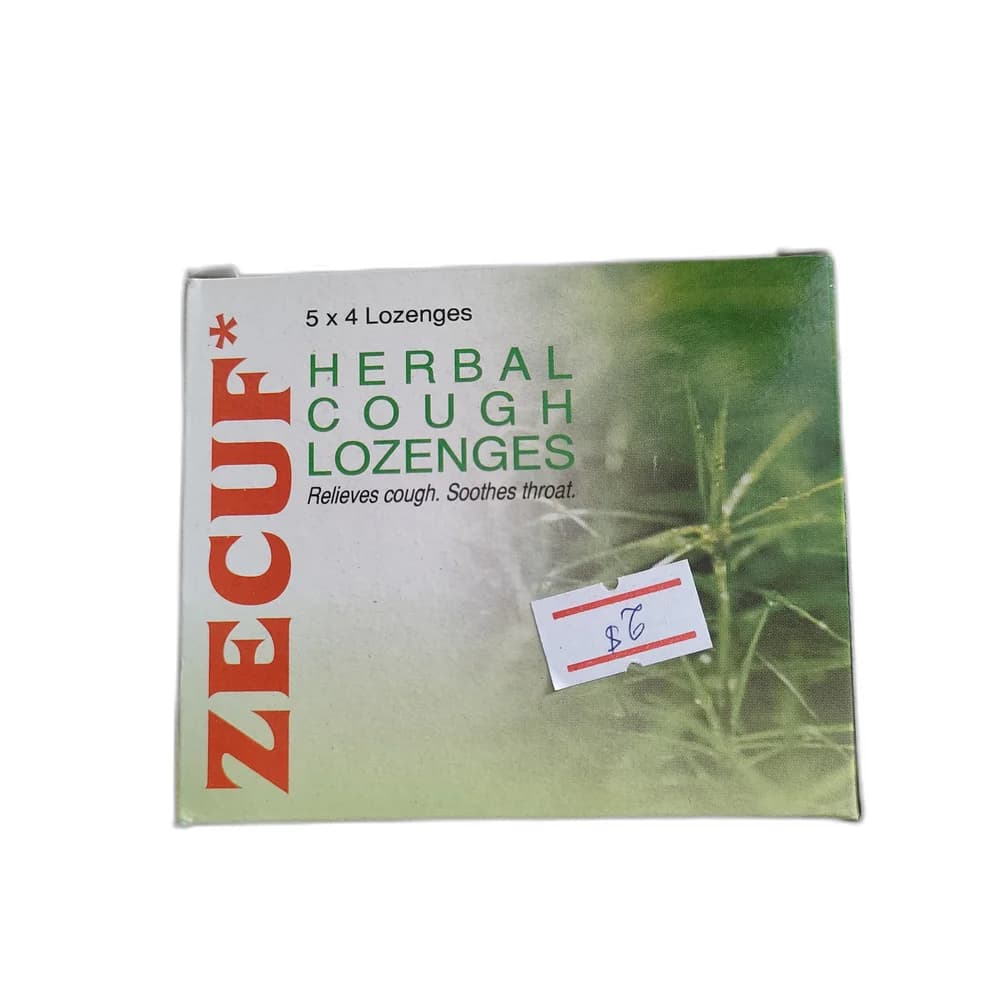 Zecuf Herbal Cough Lozenges 5 x 4 lozenges (20 lozenges per box)