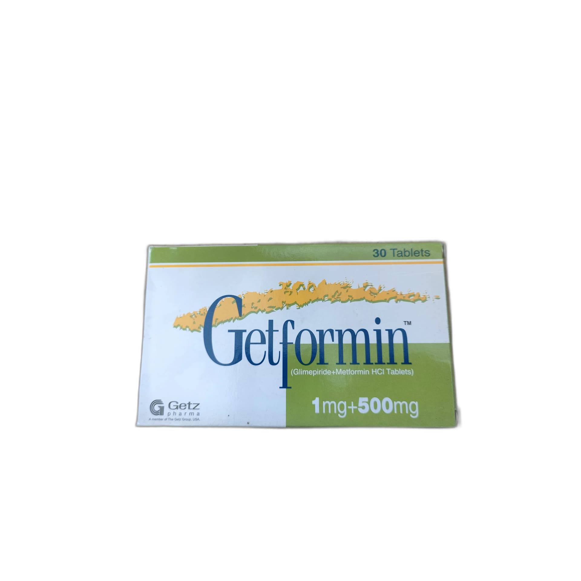 Getformin 1mg+500mg 1 mg + 500 mg