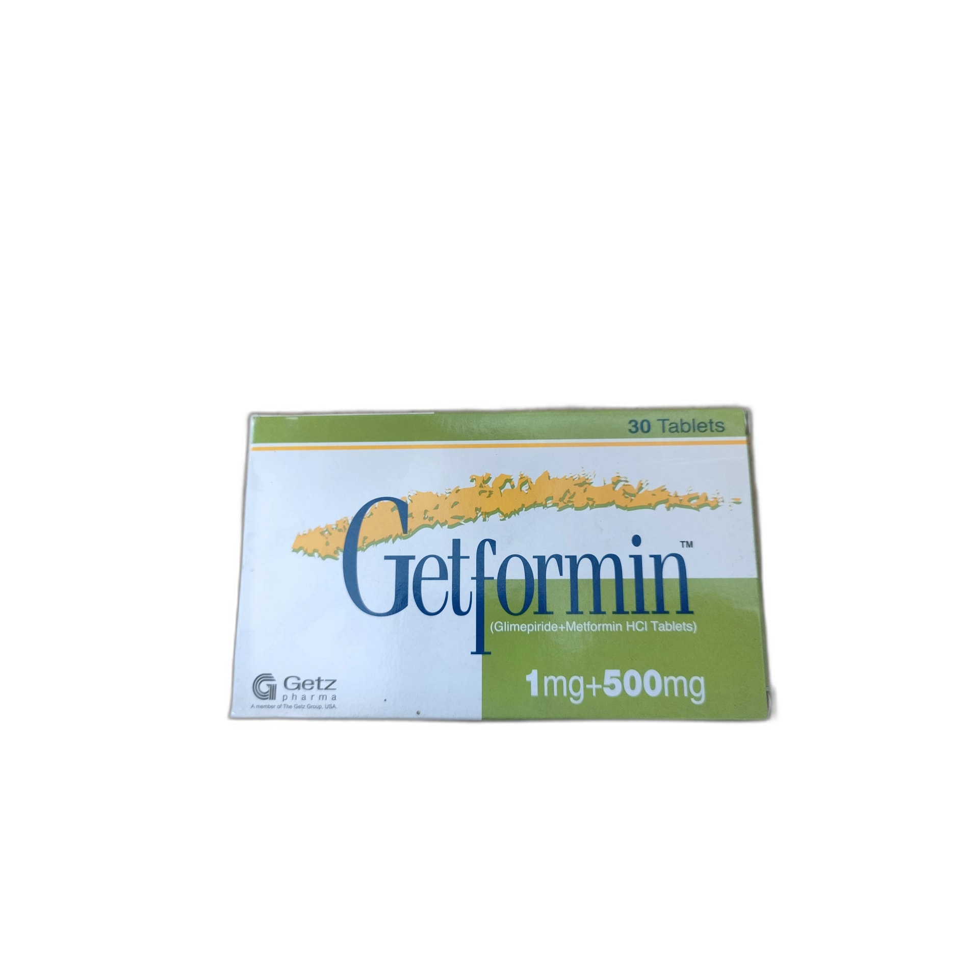 Getformin 1mg+500mg 1 mg + 500 mg - PHARMARCY DARA RAKSMEY KOK CHAMBOK