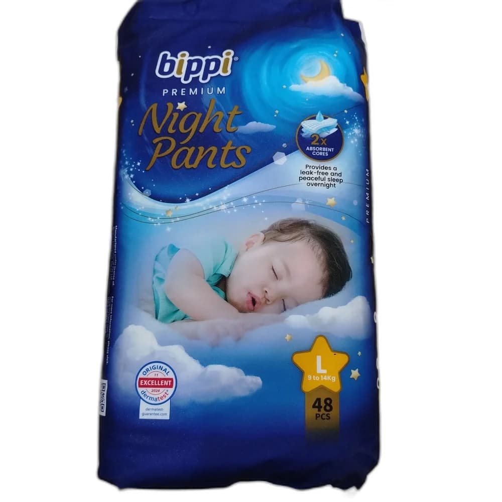 Bippi Premium Night Pants Size L, 48 pcs