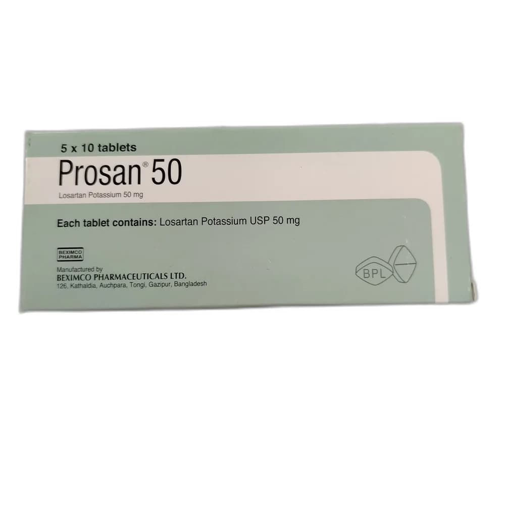 Prosan 50 Losartan Potassium 50 mg