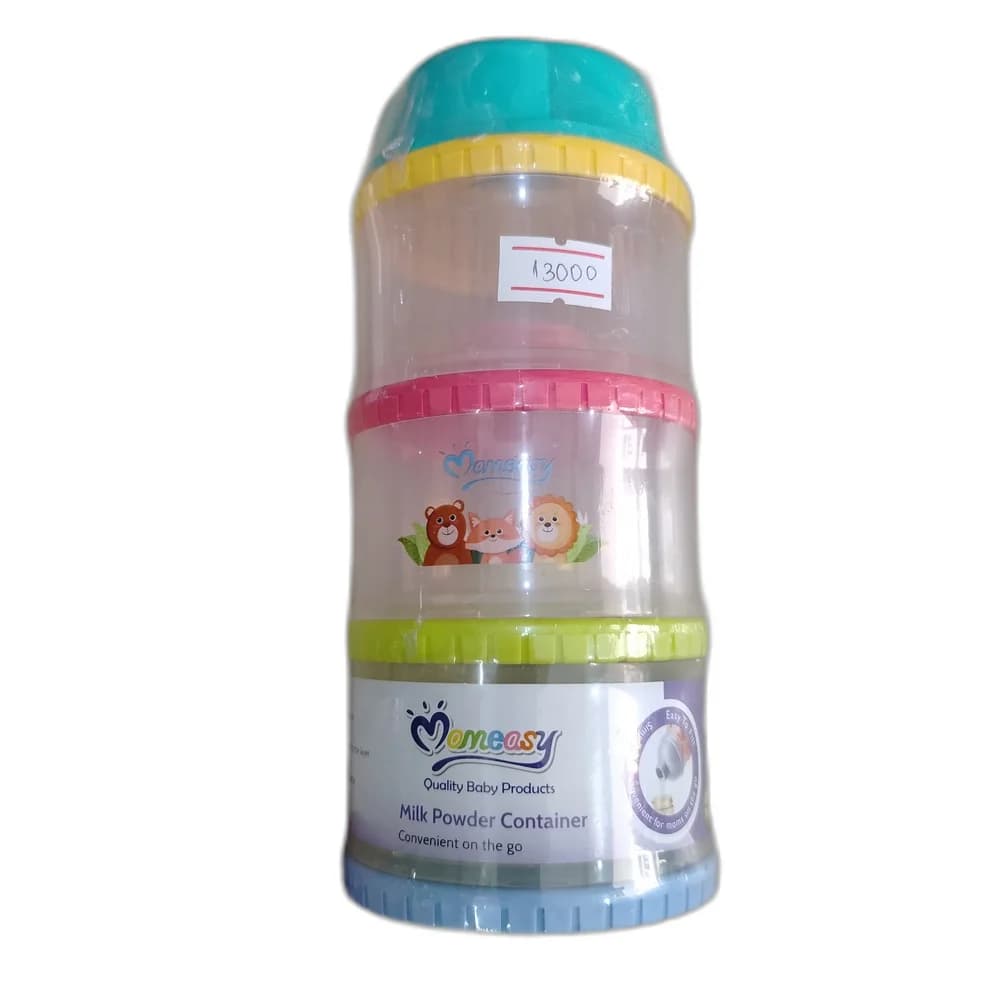 Momeasy 3-Tier Milk Powder Container - Rainbow