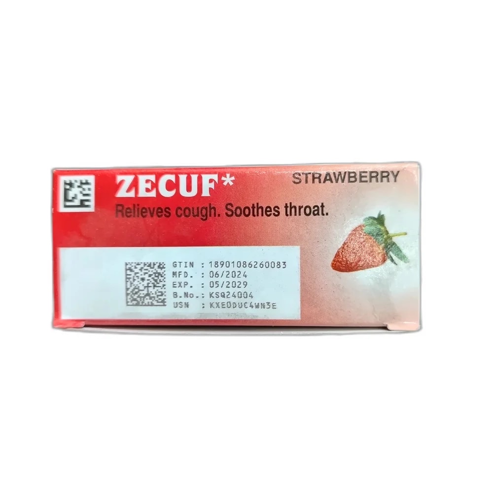 Zecuf Glycyrrhiza glabra 15 mg / Zingiber officinale 10 mg / Emblica officinalis 10 mg / Menthol 7 mg (Orange) - DHOU CARE PHARMACY
