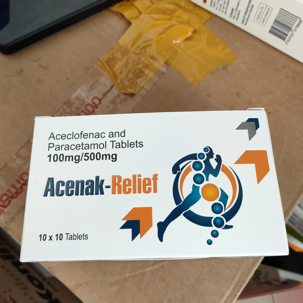 Acenak-Relief 100 mg / 500 mg - LEAN LEAN PHARMACY