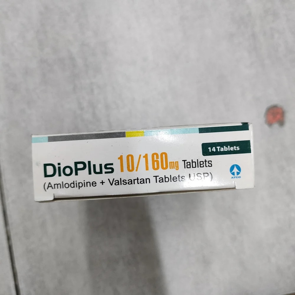 DioPlus 10/160 Amlodipine 10 mg + Valsartan 160 mg - Depot De Pharmacie "A" Kim Houy
