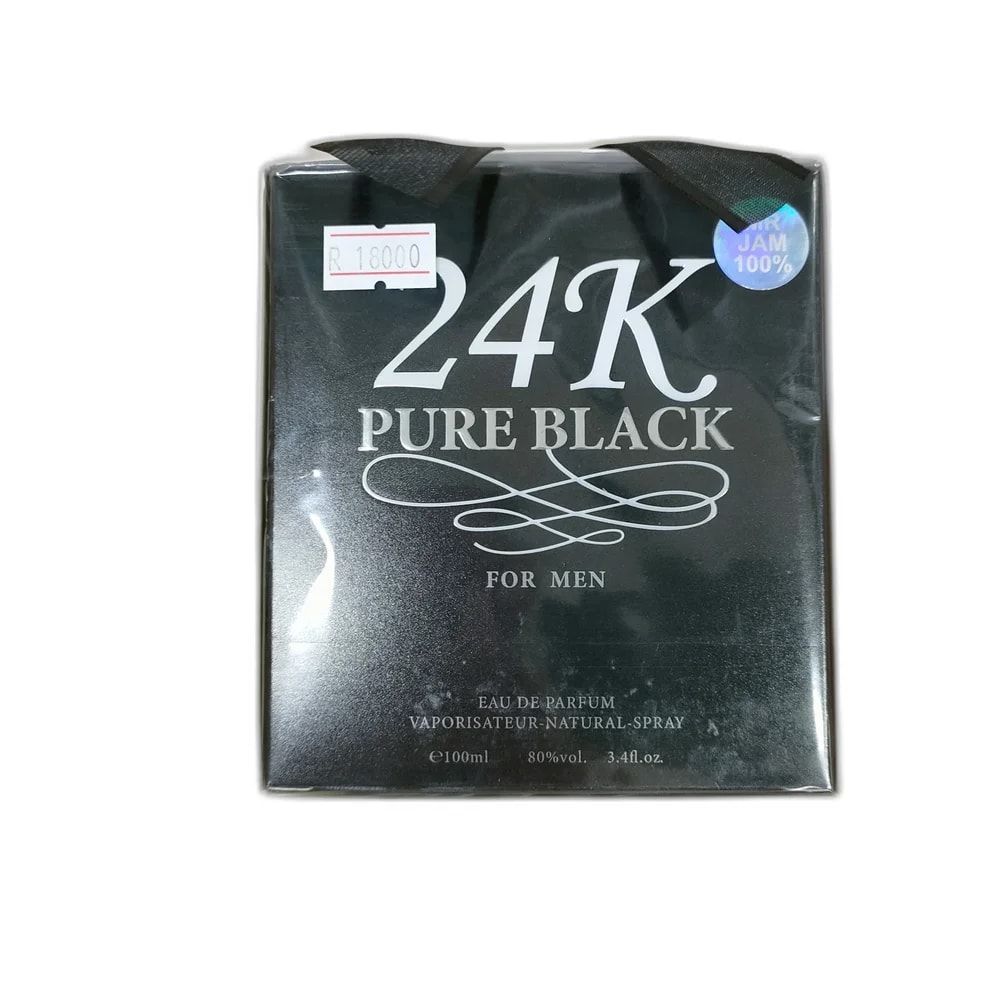 Lonkoom 24K Pure Black Eau de Parfum for Men 100 ml - Depot de Pharmacie B Rotha