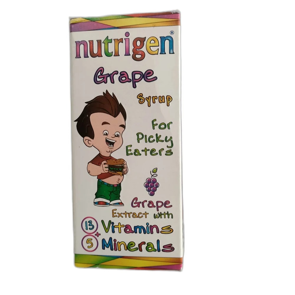 Nutrigen Grape Syrup 5-10 ml daily - MEY PHARMA PHARMACY