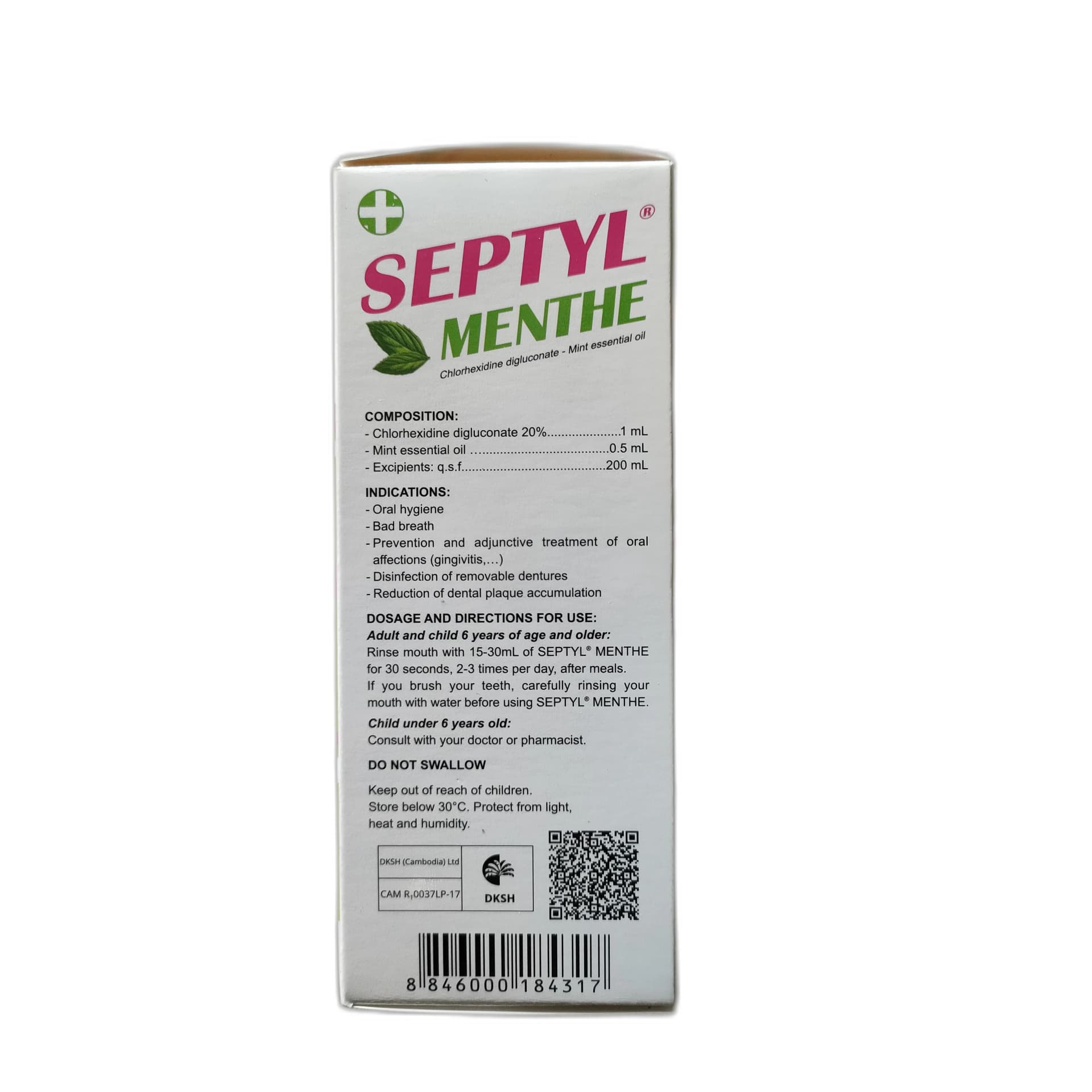 Septyl Menthe Not available