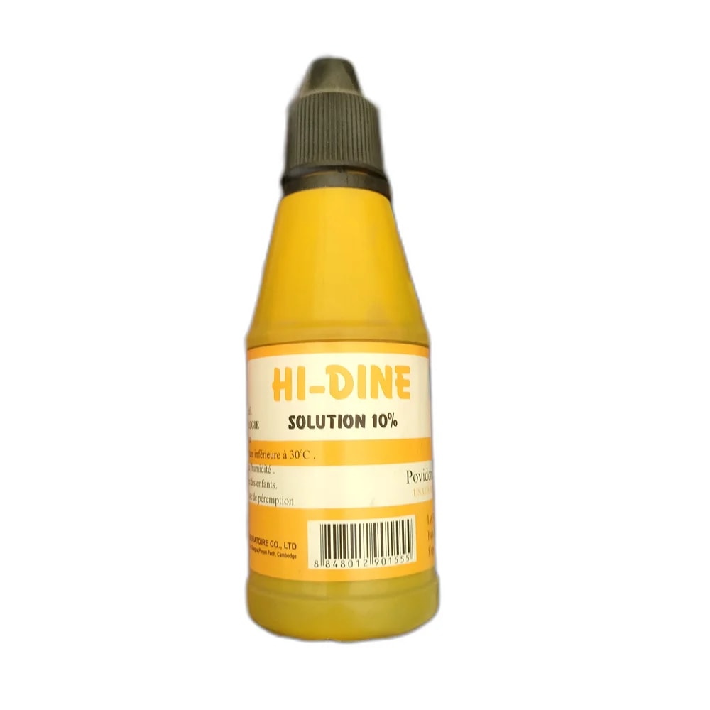 Hi-Dine 125ml 10% - PHARMACIE PUNLEU SOKPHEAP II