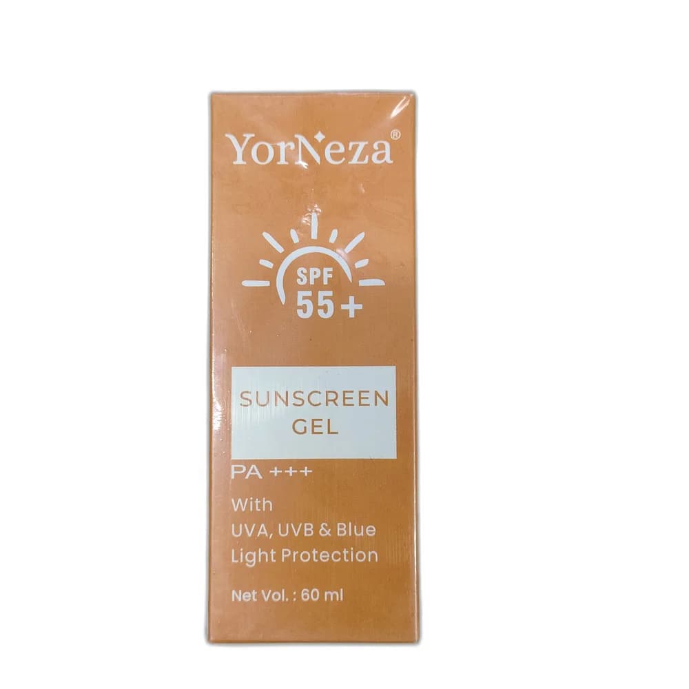 YorNeza Sunscreen Gel SPF 55+ 60 mL