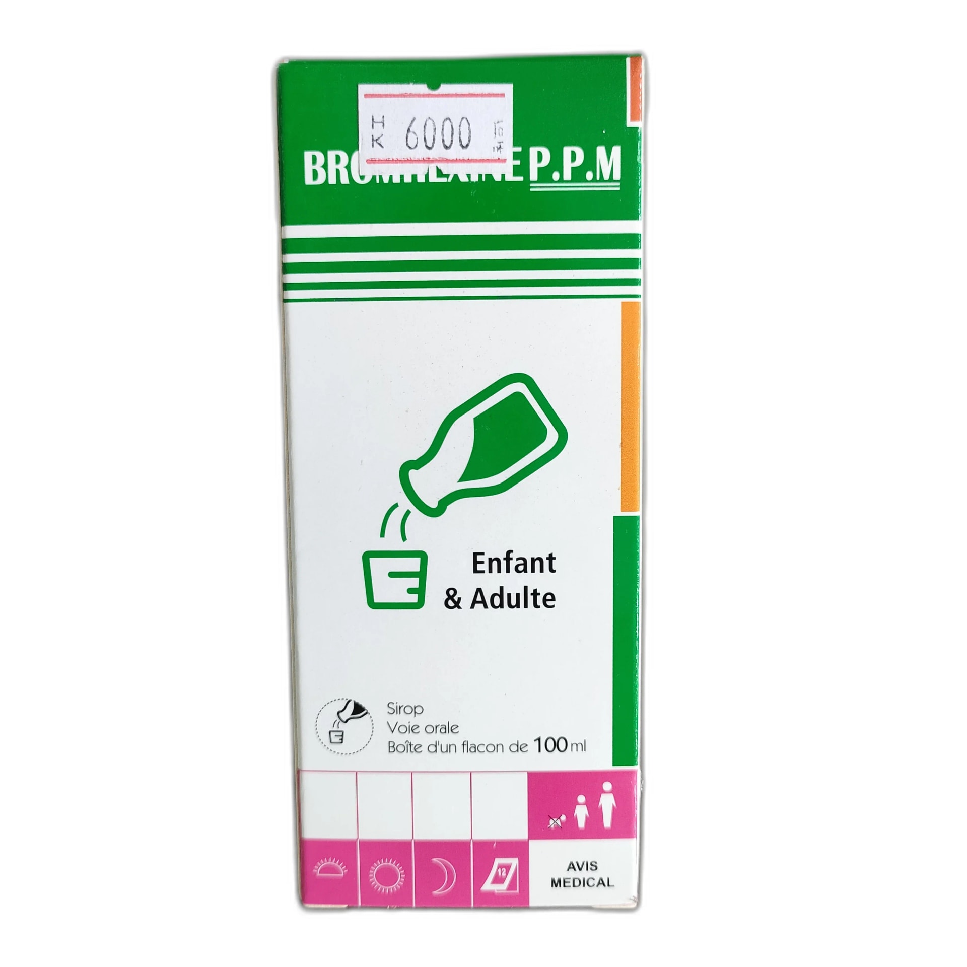 Bromhexine P.P.M 4 mg / 5 ml - SREY MOM PHARMACY