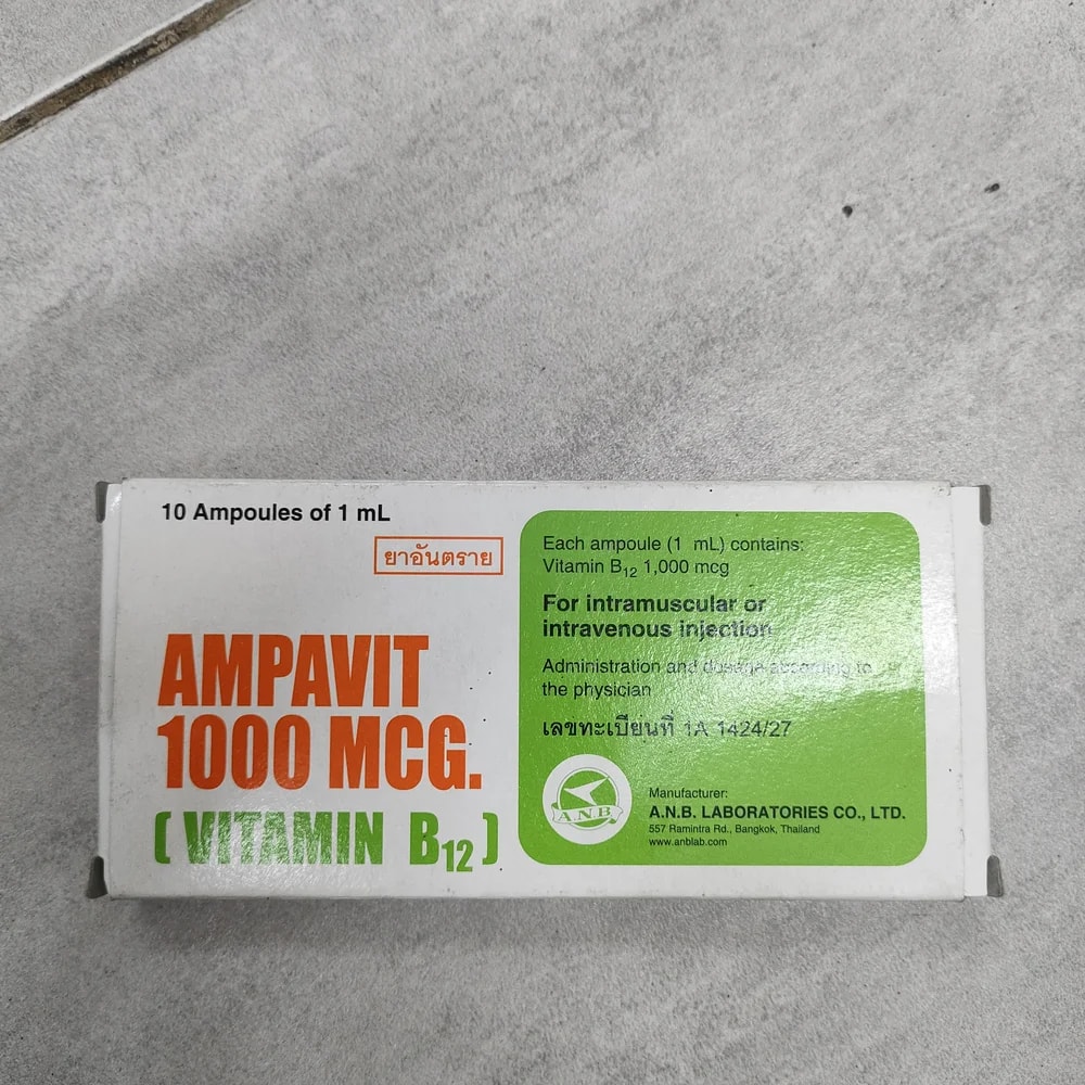 Ampavit 1000 mcg / 1 ml - Depot De Pharmacie "A" Kim Houy