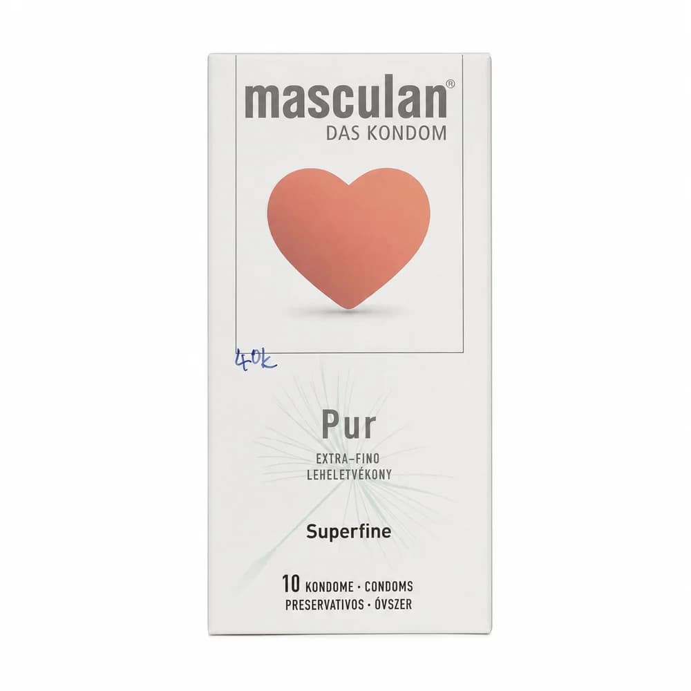 Masculan Pur Superfine condom, 10 condoms