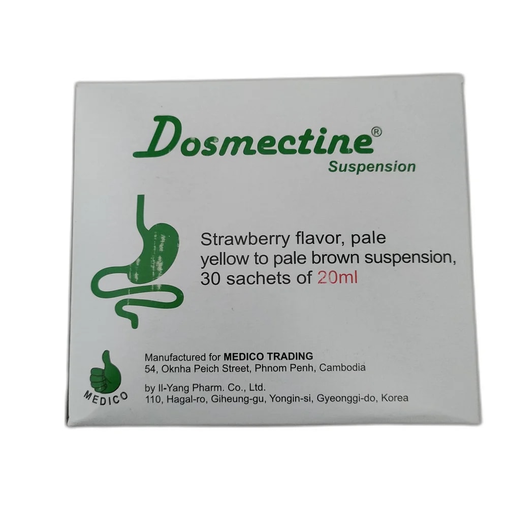 Dosmectine Suspension 3 g / 20 mL sachet - SUKHA PHARMACY