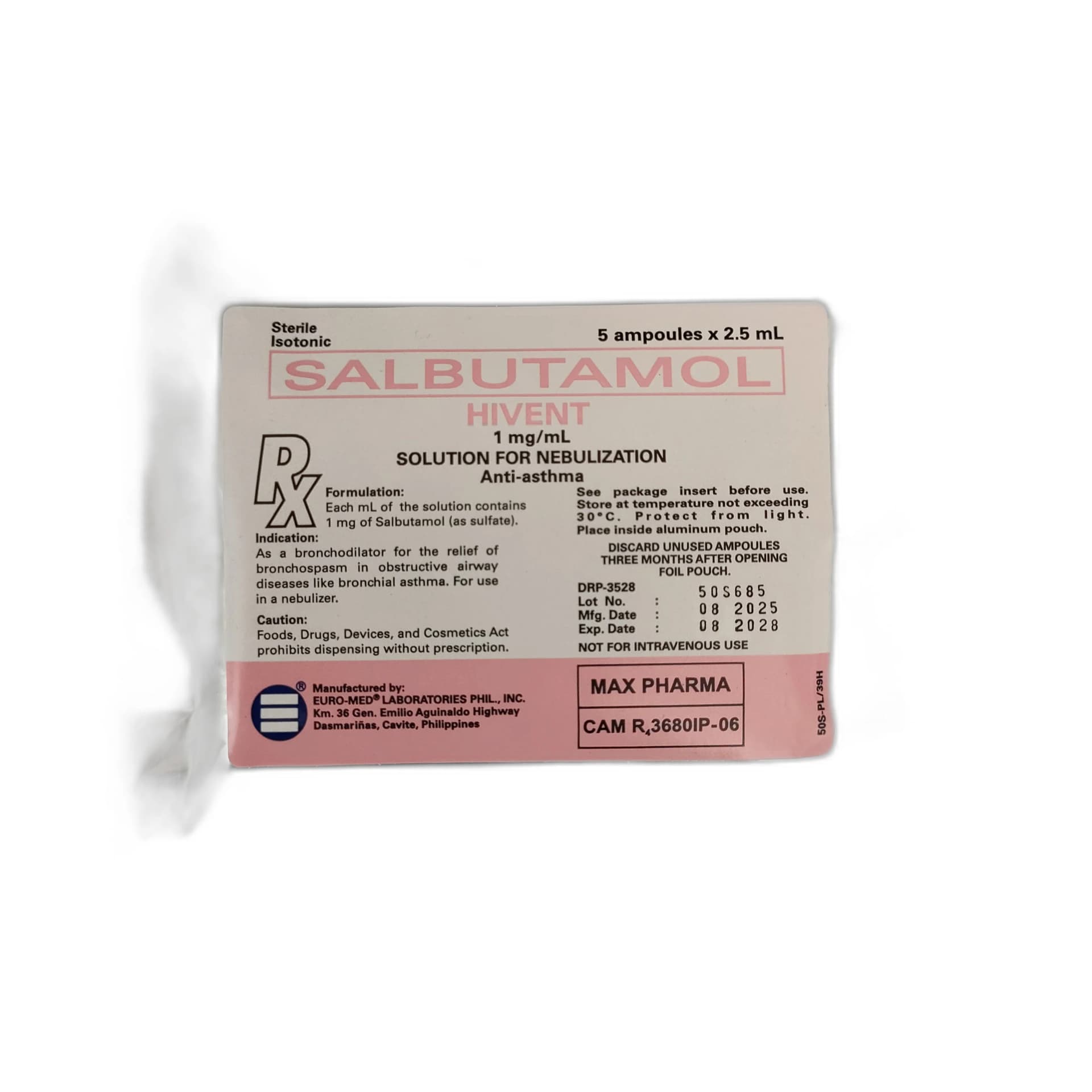 Hivent 1 mg/mL