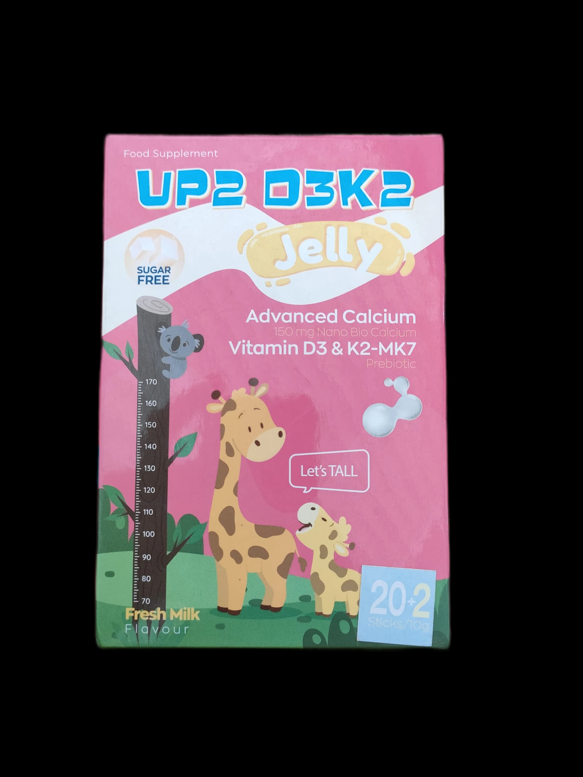 UP2 D3K2 Jelly Advanced Calcium Advanced Calcium + Vitamin D3 + K2-MK7 per jelly