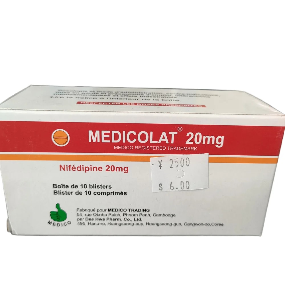 Medicolat 20 mg - PHARMACY PONLEU AOSOT