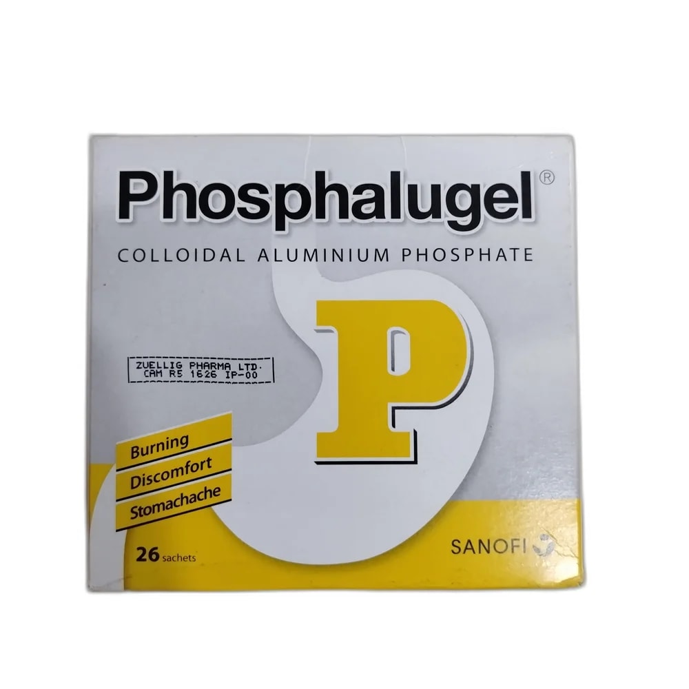 Phosphalugel 12.38 g / 20 g sachet (20% gel) - PHARMACIE LA BELLE PHARMA