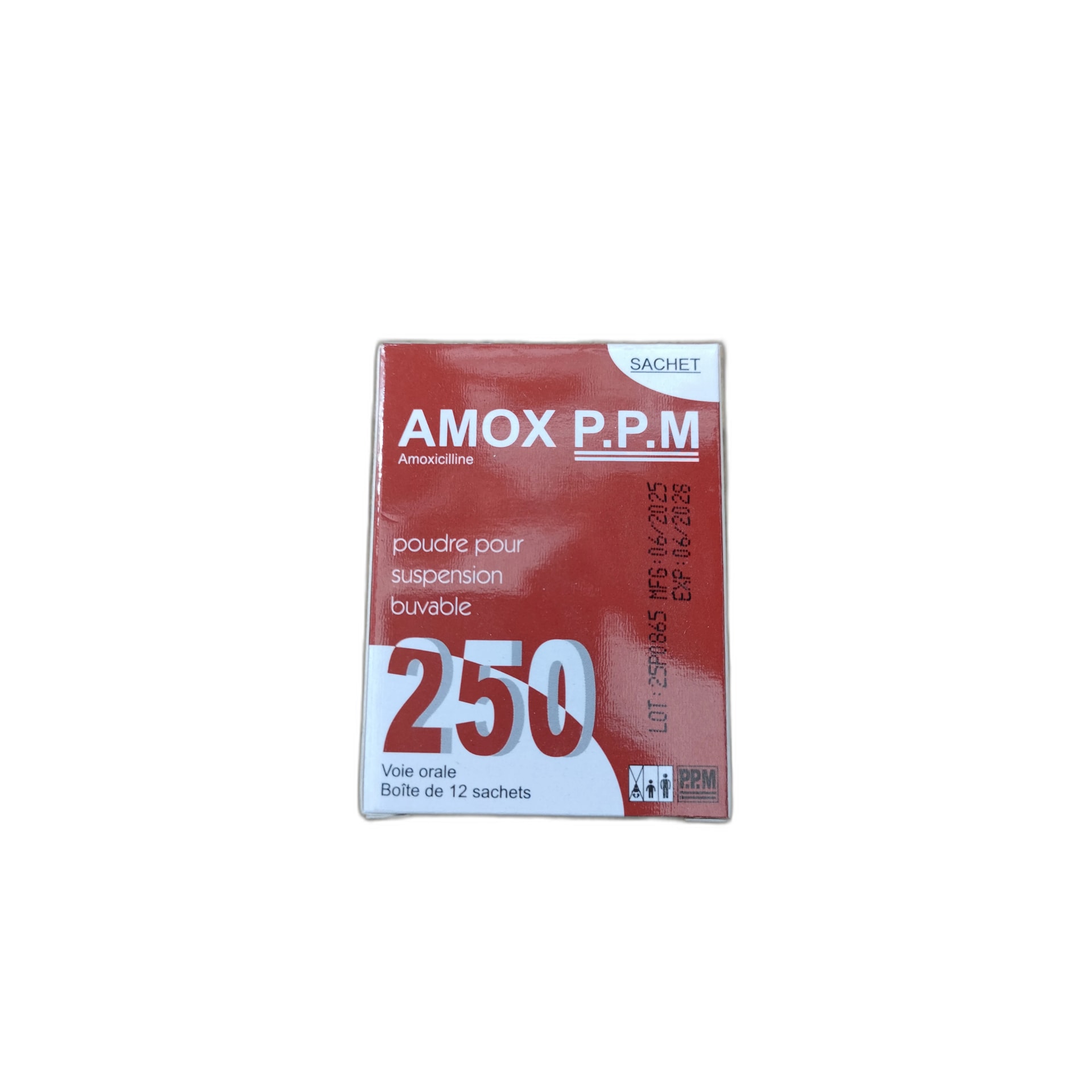 Amox PPM 250mg 250mg per sachet - PHARMARCY DARA RAKSMEY KOK CHAMBOK