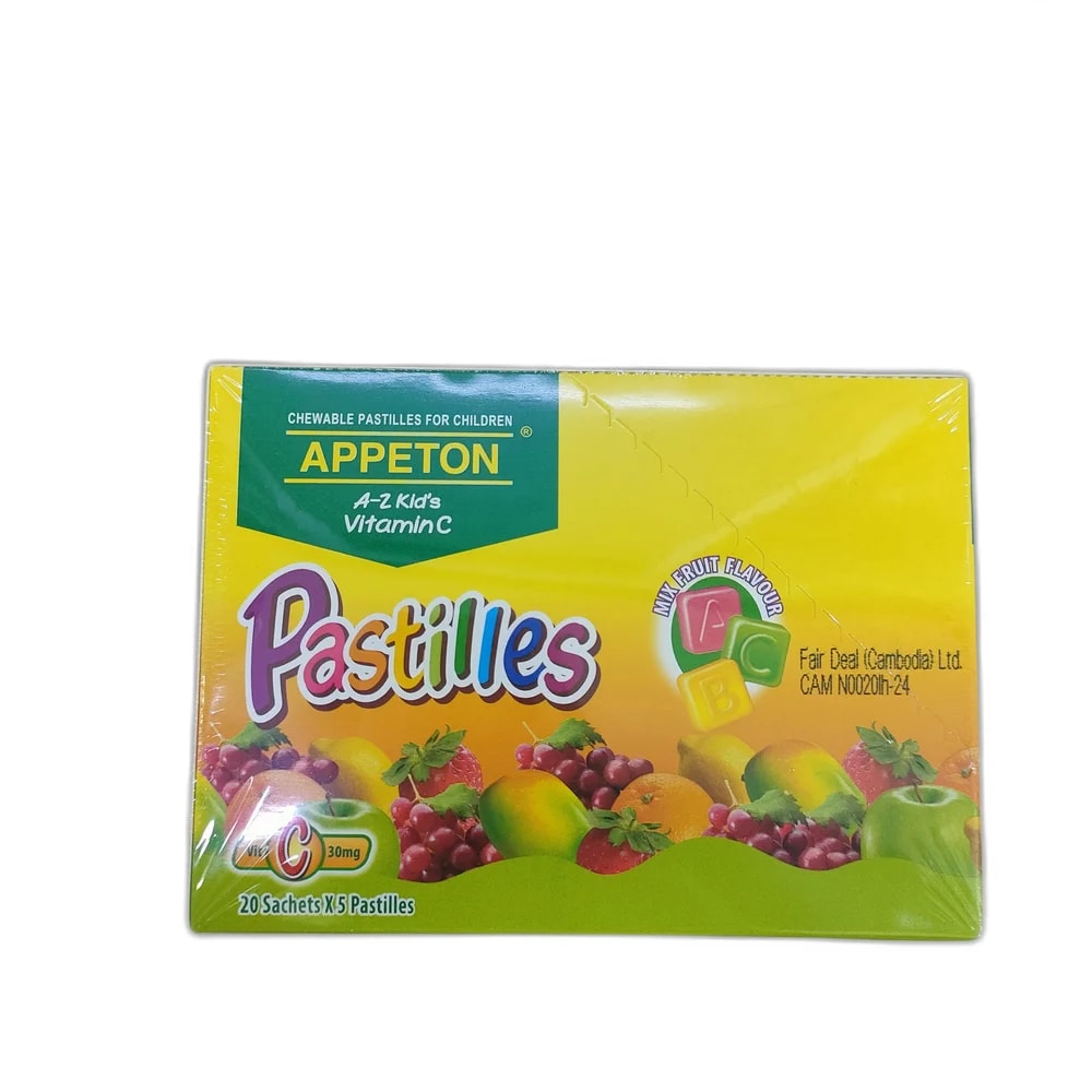 Appeton A–Z Kid’s Vitamin C Pastilles Vitamin C 30 mg per pastille - Depot de Pharmacie B Rotha