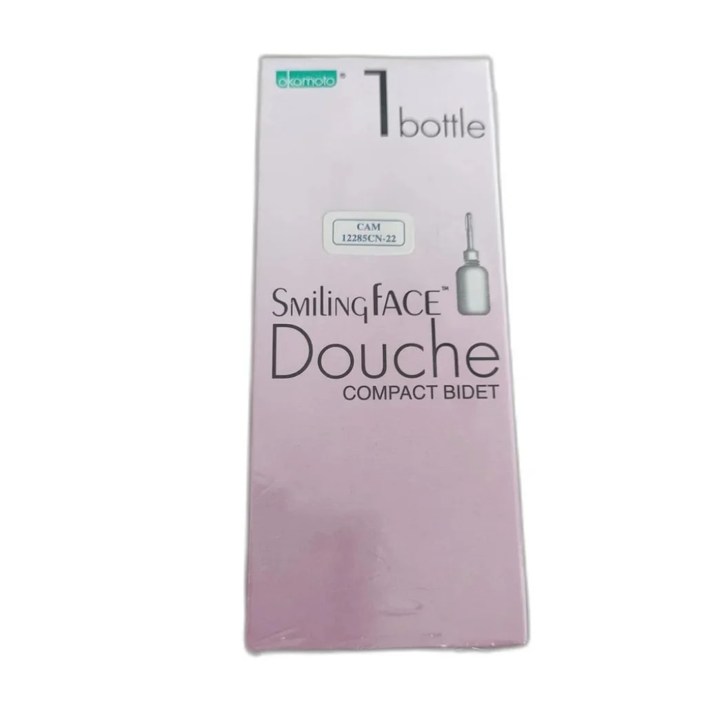 Okamoto Smiling Face Douche Compact Bidet 120 mL - SUKHA PHARMACY