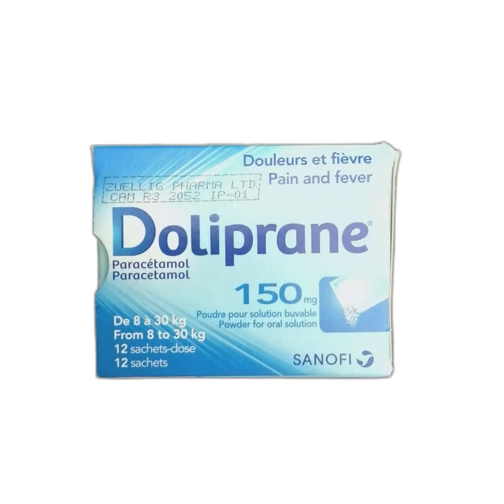 Doliprane 150 mg - Pharmarcy Tareach