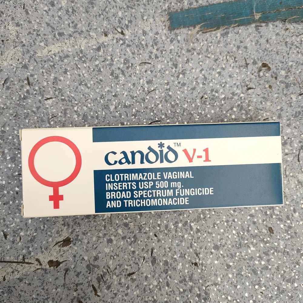 Candid V-1 500 mg per vaginal insert - Depot De Pharmacie "A" Kim Houy