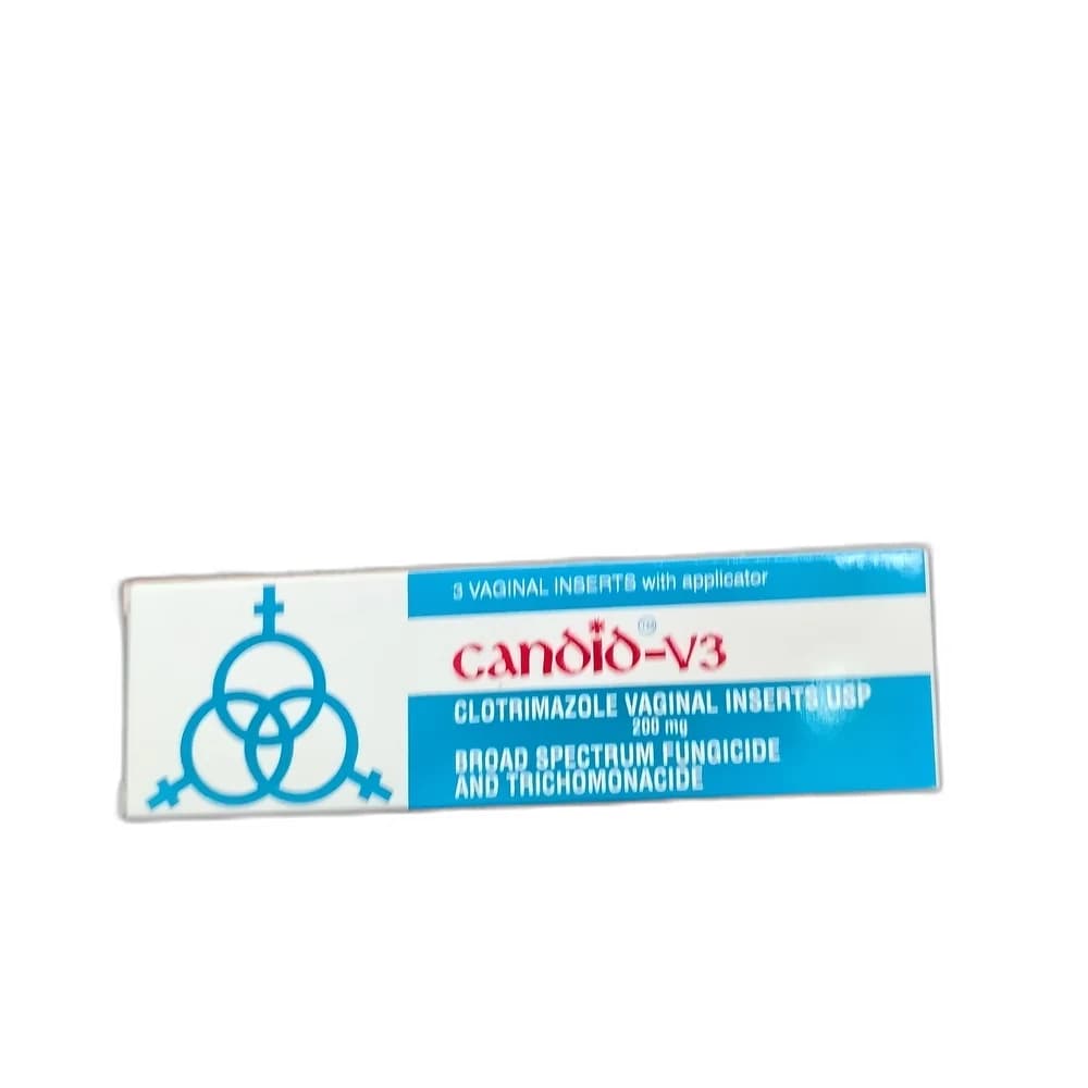 Candid-V3 Clotrimazole 200 mg per uncoated vaginal tablet