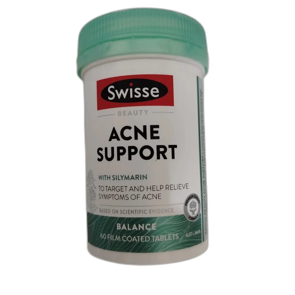 Swisse Beauty Acne Support with Silymarin - DHOU CARE PHARMACY