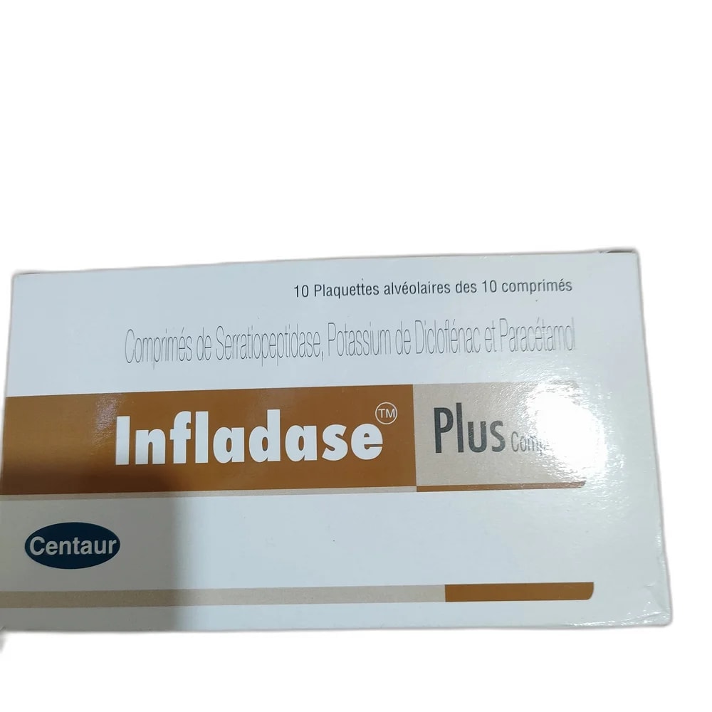 Infladase Plus 10 mg / 50 mg / 500 mg - Reachvong Pharmacy