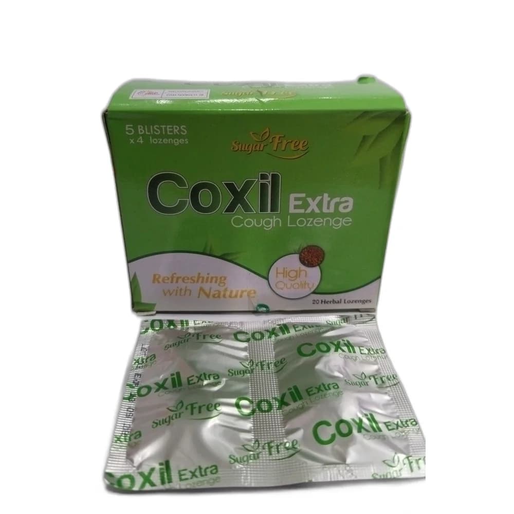 Coxil Extra Honey, ginger and eucalyptus cough lozenges