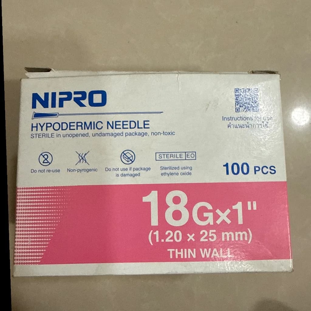 Nipro Hypodermic Needle 18G