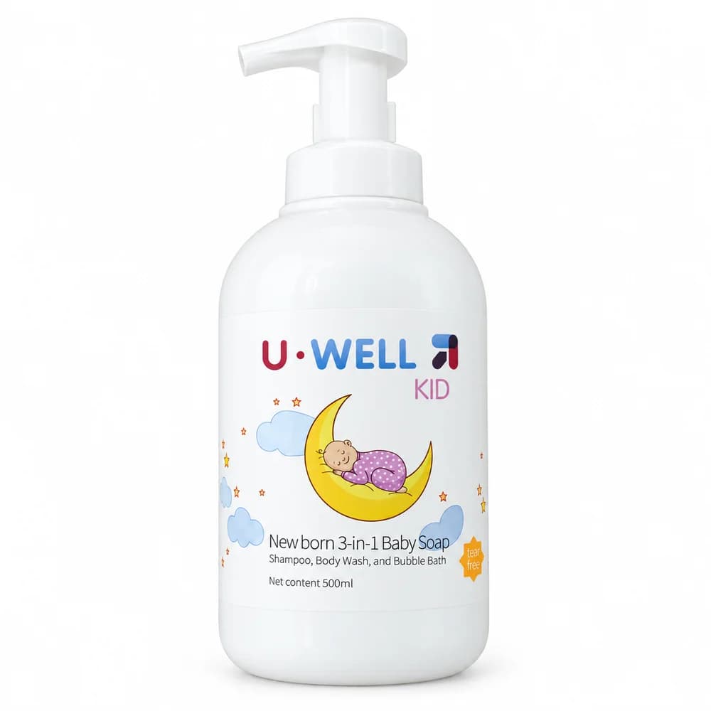 U-WELL Kid Newborn 3-in-1 Baby Soap 500 ml