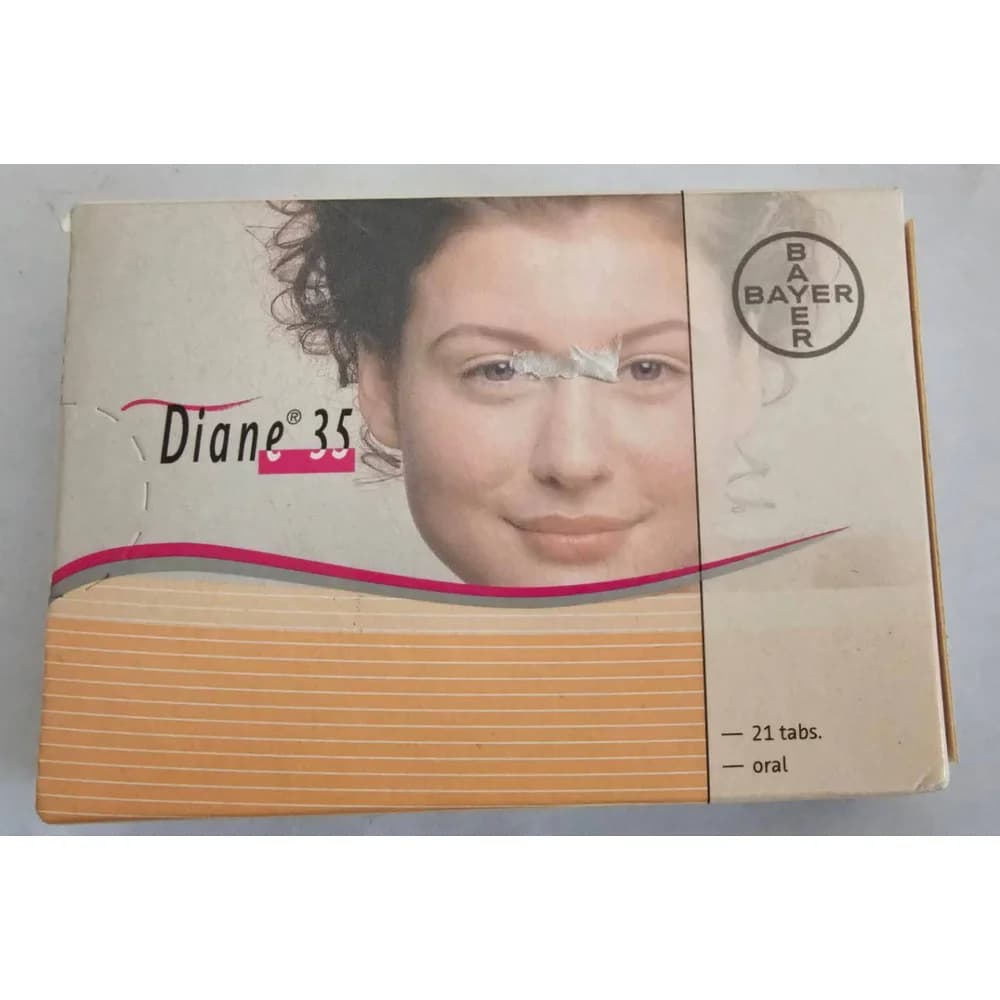 Diane 35 Cyproterone acetate 2 mg / Ethinylestradiol 0.035 mg
