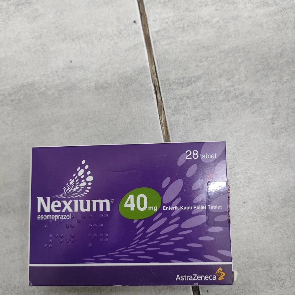 Nexium 40mg (28 tablets) Esomeprazole 40 mg per enteric-coated pellet tablet - Depot De Pharmacie "A" Kim Houy