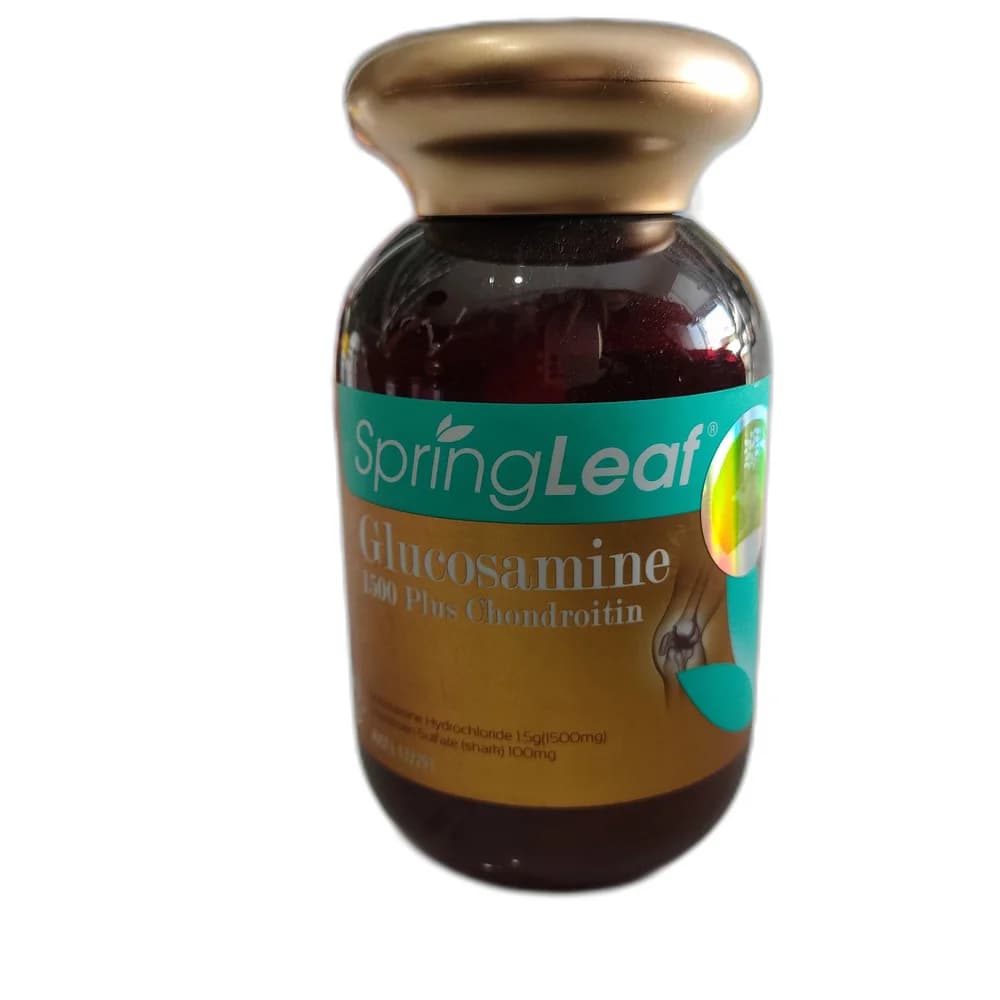 SpringLeaf Glucosamine 1500 Plus Chondroitin 1500 mg / 100 mg