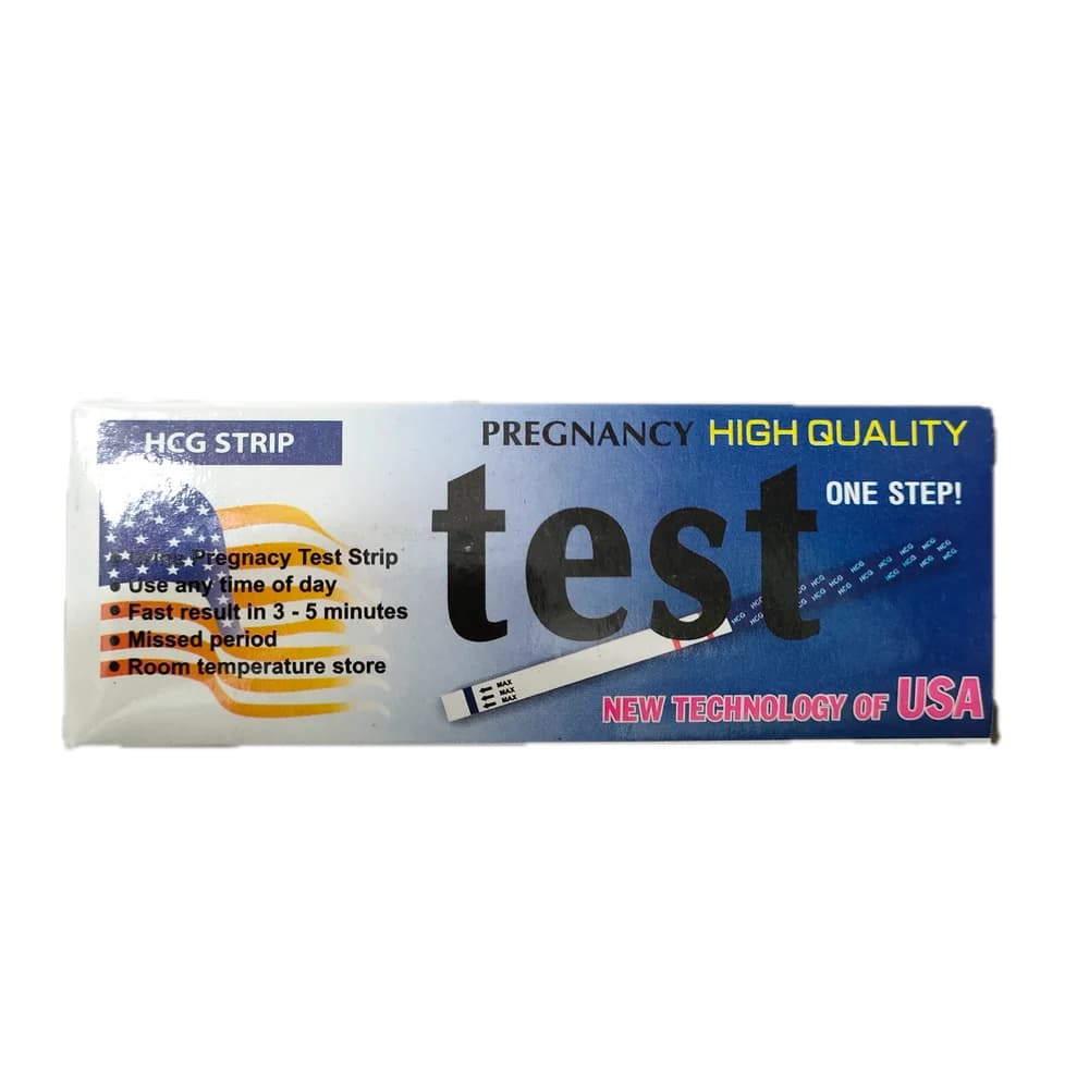 Test HCG Pregnancy Strip