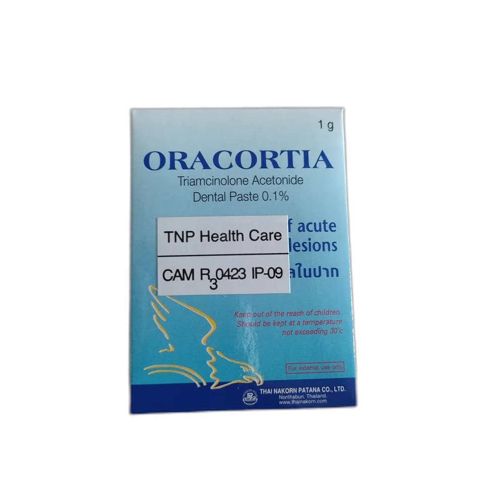 Oracortia Dental Paste 1 g 0.1%