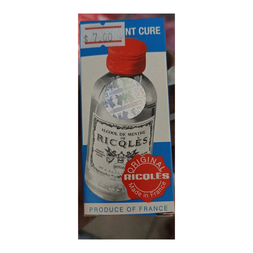 Ricqles Alcool de Menthe 50 ml - Morhachun Pharmacies