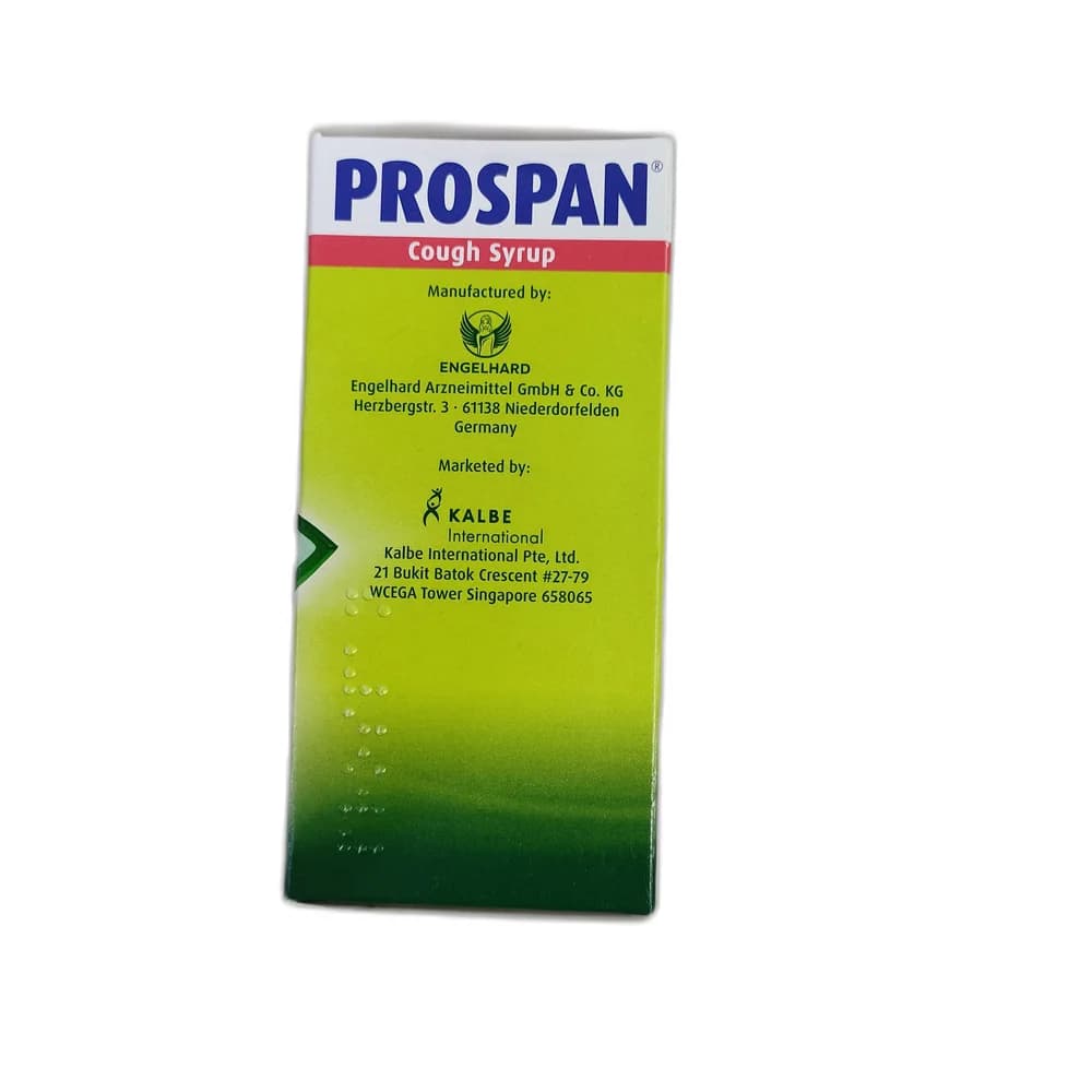 Prospan Cough Syrup Dried ivy leaf extract 0.7 g/100 mL