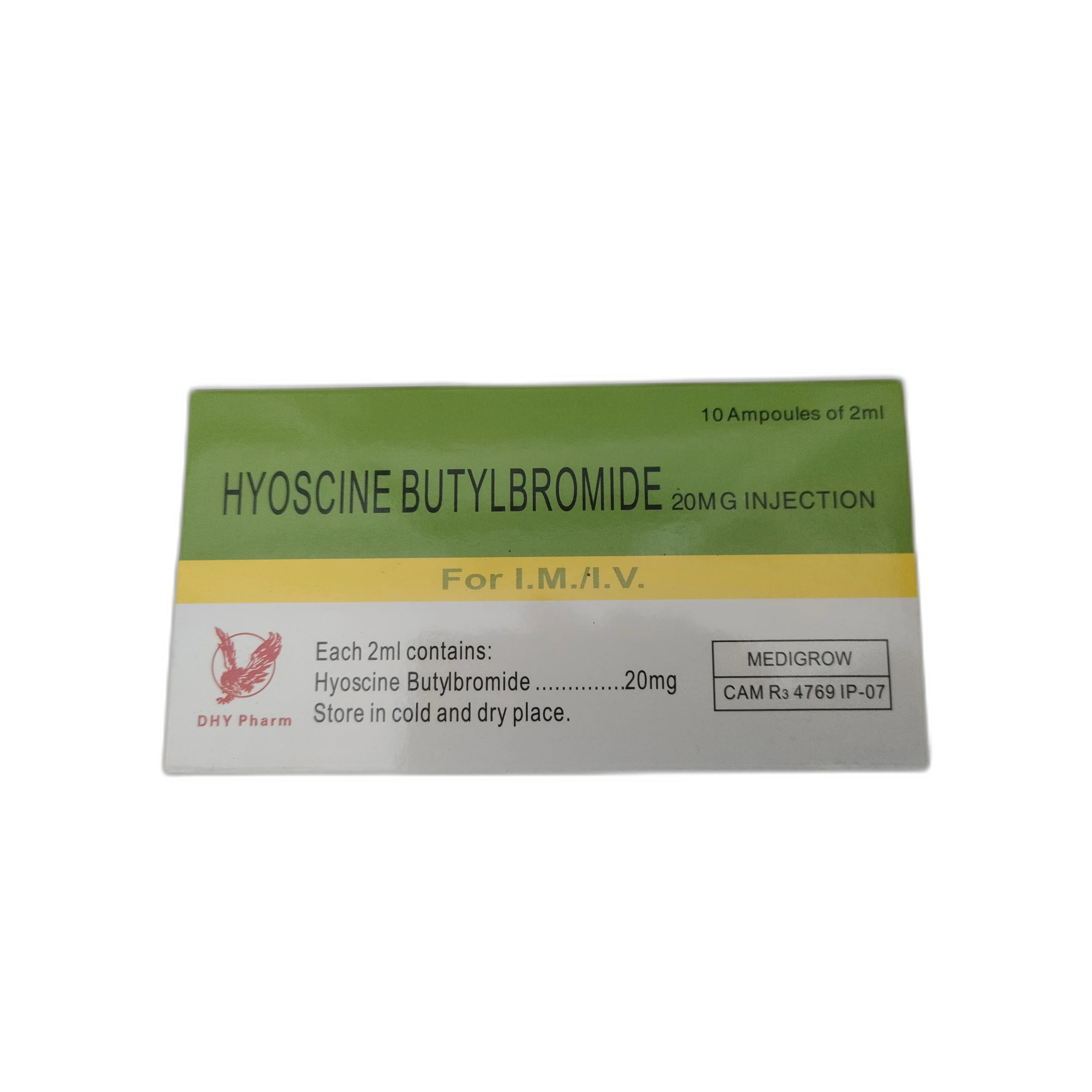 Hyoscine Butylbromide 20 mg - PONLEU DOUNG DARA PHARMACY