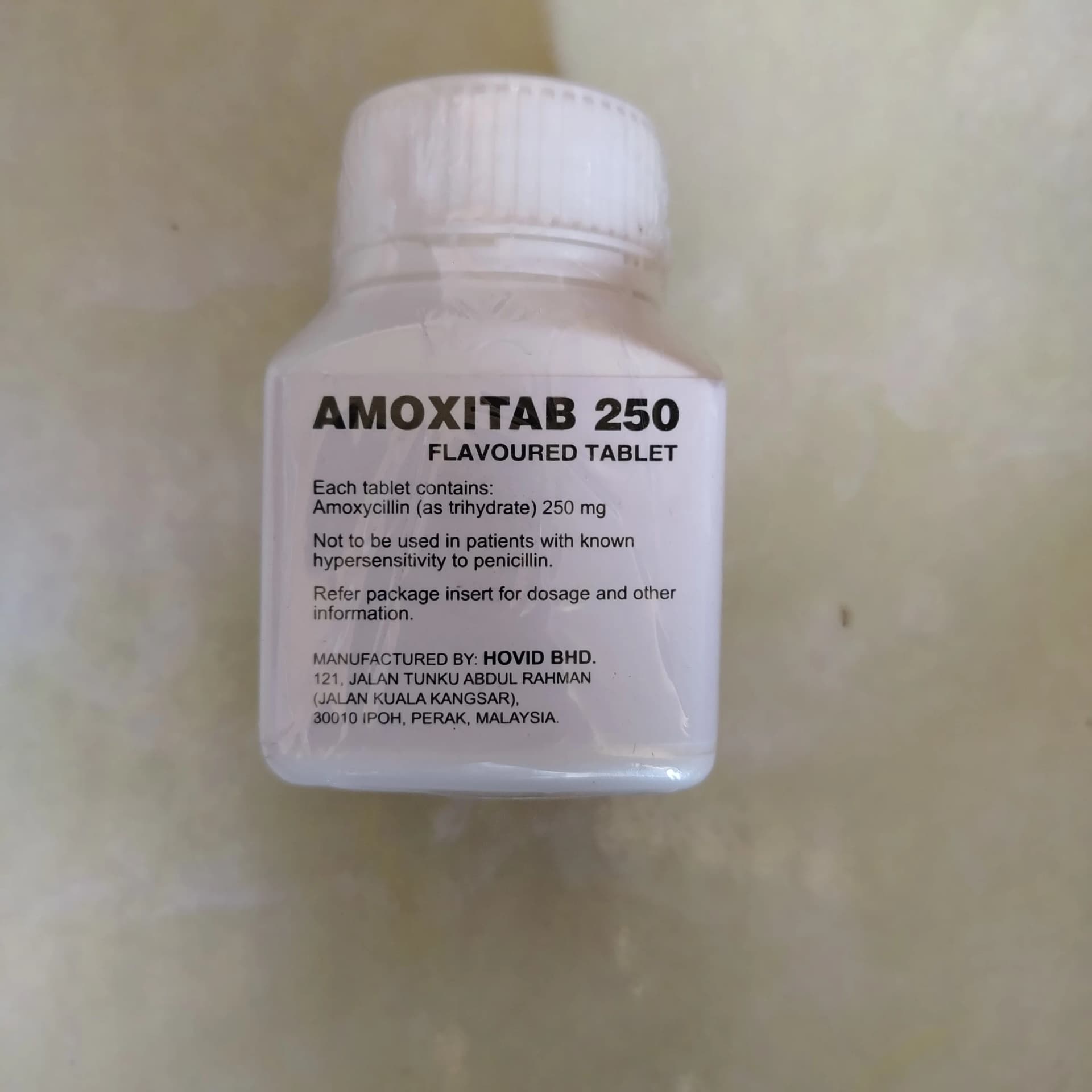 Amoxitab 250 250 mg