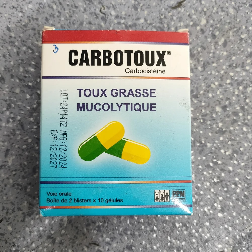 Carbotoux 375 mg - Depot De Pharmacie "A" Kim Houy