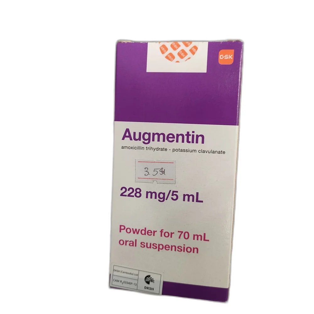 Augmentin 228 mg/5 mL, 70 mL - MEY PHARMA PHARMACY