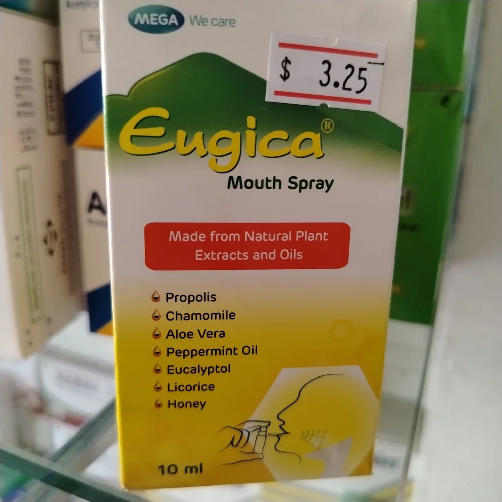 Eugica Mouth Spray 10 ml - CHEANIMUL PHARMACY