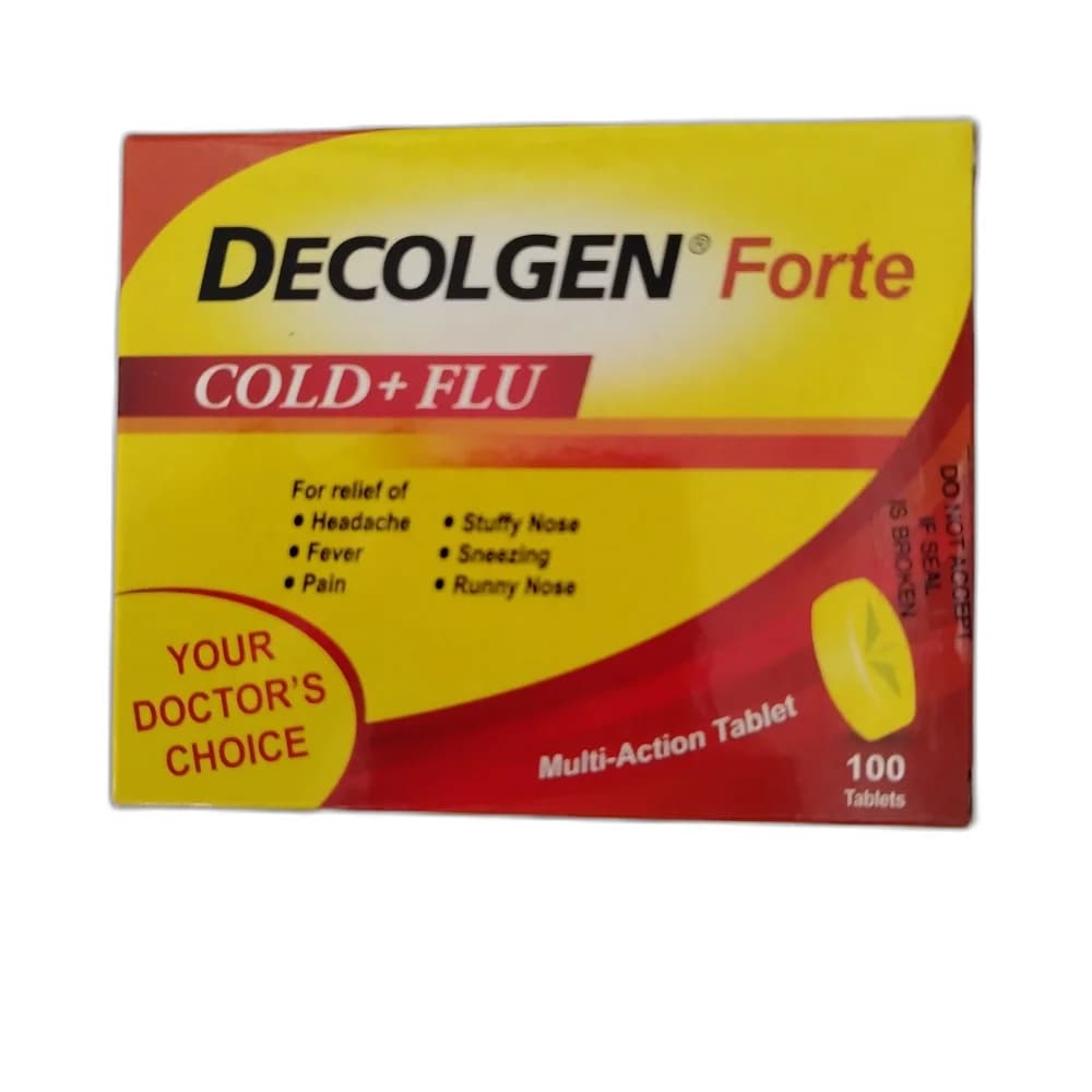 Decolgen Forte 25 mg / 2 mg / 500 mg