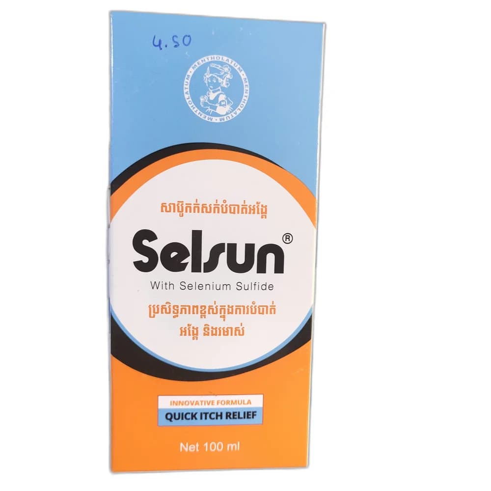 Selsun 1% selenium sulfide; 100 ml