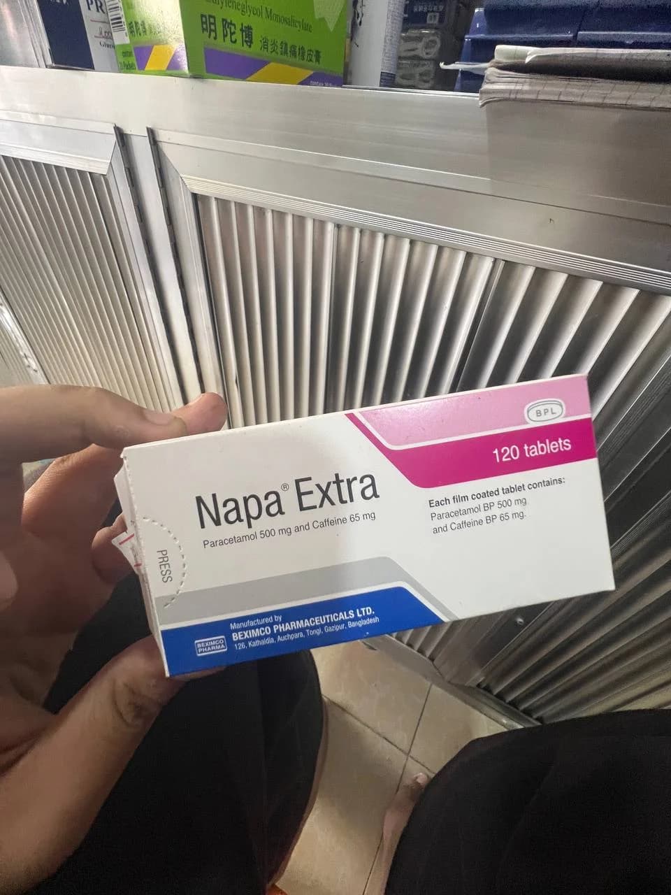 Napa Extra Paracetamol 500mg + Caffeine 65mg