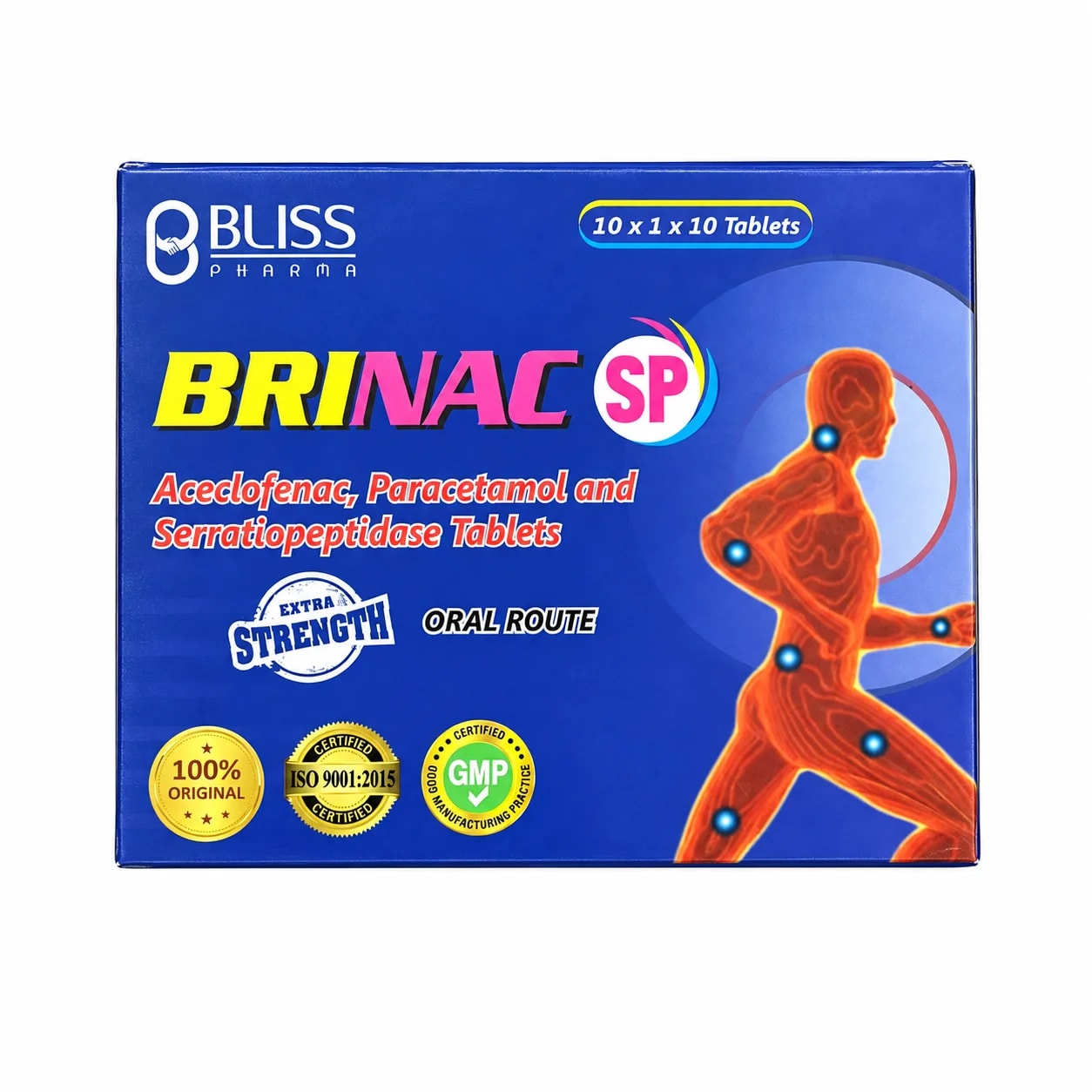Brinac SP 100 mg / 500 mg / 10 mg - PHARMCY ARUN REAS